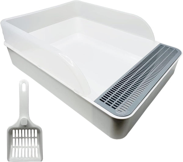 Tfwadmx Large Rabbit Litter Box Toilet Rectangle Potty Trainer Corner Litter Bedding