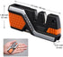SHARPAL 101N 6-In-1 Pocket Knife Sharpener & Survival Tool, with Fire Starter Ferro Rod, Whistle & Diamond Sharpening