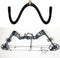 Pmsanzay Bow Wall Storage Display Rack, Hanger Hooks Wall Mount with Rubber Protection, Holds Up to 20 Lbs