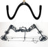 Pmsanzay Bow Wall Storage Display Rack, Hanger Hooks Wall Mount with Rubber Protection, Holds Up to 20 Lbs