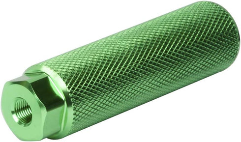 Vuwuma Amotor Bike Pegs - Aluminum Alloy Anti-Skid Bicycle Pegs for Mountain Bike (Green)