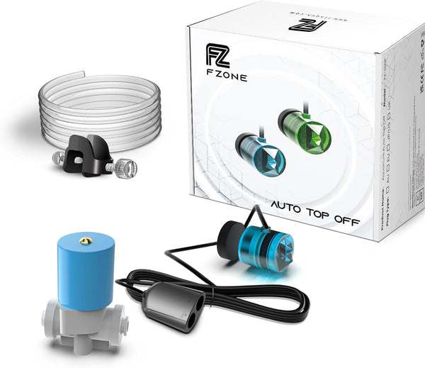 FZONE Auto Top Off with Solenoid for RO/DI System, Nano ATO for Saltwater and Freshwater Aquarium