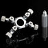TOPINCN Fish CO2 Splitter Regulator, Aluminum Alloy with 6 Way Outlets for Aquarium