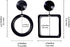SunGrow 2 Betta Feeding Ring, Prevents Water Turbulence, Practical Round Floating Food for Guppy, Goldfish, Small Fish