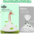 120 Pack 3/4 SZEE Automatic Waste Bags Compatible with Litter Box Robot and Other Automatic Cat Litter Box, Waste