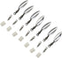 Harmony Fishing Company 7 Pack Tail Spinners for Soft Plastic/Senko Fishing Lures