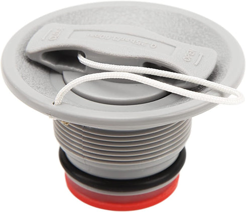 Inflatable Kayak Boat Air Valve, 2Pcs Replacement for Rubber Dinghy Raft Canoe, 8 Teeth with Cover Rope