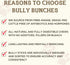 Bully Bunches Premium 6 Inch Thick Odor-Free Bully Sticks for Small & Medium Dogs, Long Lasting Chews for Oral Care, 10