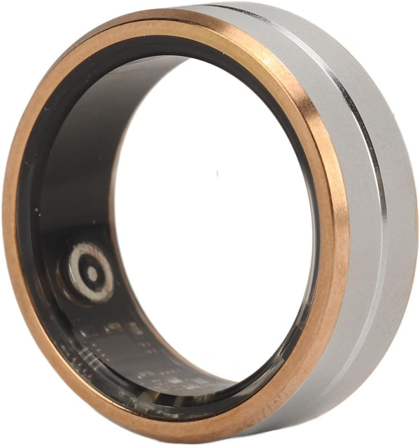 Smart Fitness Ring, Step Counting, Sleep Quality Monitoring, IP68 Waterproof Health Ring with Charging Case, Reshape