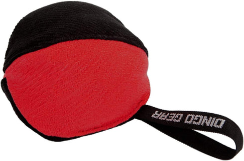 Dingo Gear Dog Tug Ball 6" - Strong Tugger, Bite Training, IGP, K9, Fun (Red S02781)