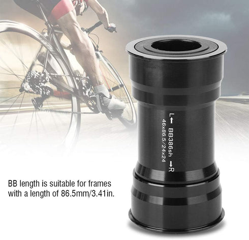 VBESTLIFE BB386 24mm Mountain Road Bike Press Fit Bearing Bottom Brackets Cranksets Cycling Accessory