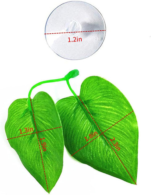 2Pack Beta Leaf Bed Fish Resting Leaf Betta Hammock for Aquarium Plants and Betta Fish Accessories
