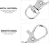 POPETPOP 20pcs Metal Bird Cage Locks, Pet Cage Door Lock Hook Clips, Safety Buckles for Birds Cage Accessories