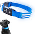 Tractive LED Light Up Dog Collar, USB Rechargeable Waterproof, Blue, Medium.