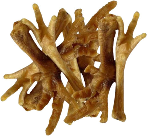 (40)-Pack Exquisite Pets of Chicken Feet for Dogs All-Natural, No Nails Premium Quality Dehydrated Dog Treats
