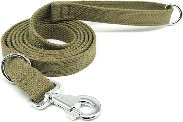 6ft Heavy Duty Tactical Dog Leash, Military Style Thick Nylon for Outdoor Walking, Coyote Brown