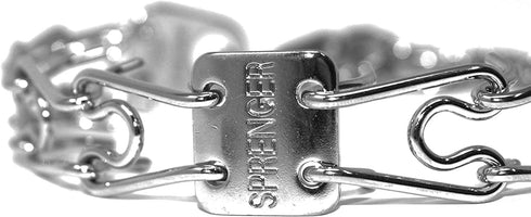Herm Sprenger Dog Training Collar with Quick Release Buckle, Ultra-Plus Chrome Plated Steel Made in Germany (2.25mm x