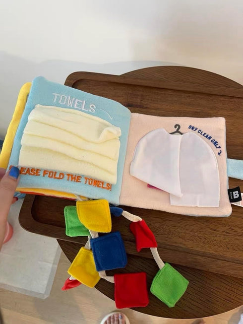 Dog Enrichment Toys - Interactive Sniff Mat Slow Feeder Dog Snuffle Book Puzzle Toys for Pet, Yellow