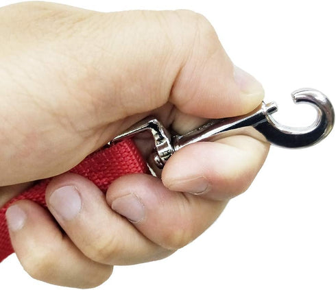Nylon Training Dog Leash for Small Medium Large Dogs, 50ft Long Leash Dog/Puppy Lead for Obedience Recall Training,