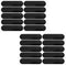 Exclaith 20PCS Black Reflective Tape, Reflective Stickers Motorcycle Helmet Decals Night Visibility Safety