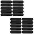 Exclaith 20PCS Black Reflective Tape, Reflective Stickers Motorcycle Helmet Decals Night Visibility Safety