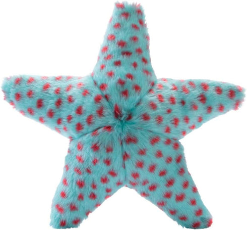 Fluff & Tuff Ally Starfish Plush Toy for Small Dogs, 9 Inch, Durable and Machine Washable