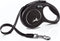 FLEXI New Classic Retractable Dog Leash (Tape), 10 ft, Extra Small, Black