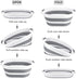 ddLUCK Multi-Functional Collapsible Pet Bathtub, Portable Indoor Outdoor Washing Tub for Small Pets
