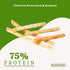 Fieldcrest Farms Nothing to Hide Natural Rawhide Alternative Twist Stix for Dogs - 3 Pack (30 Sticks)