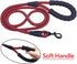 MayPaw Heavy Duty Rope Dog Leash, 3/4/5/6/7/8/10/12/15 FT Nylon Pet Leash, Soft Padded Handle, Thick Lead for Large