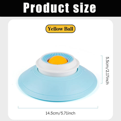 Generic Lick Sphere Dog, New Upgraded Licksphere for Dogs, Stay-Put Non-Slip Base, Anti-Choking Slow Feeder, All Dogs