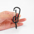 Retractable Carabiner Clip Ring Set, Titanium Keychain Quick Release Hooks for Men and Women