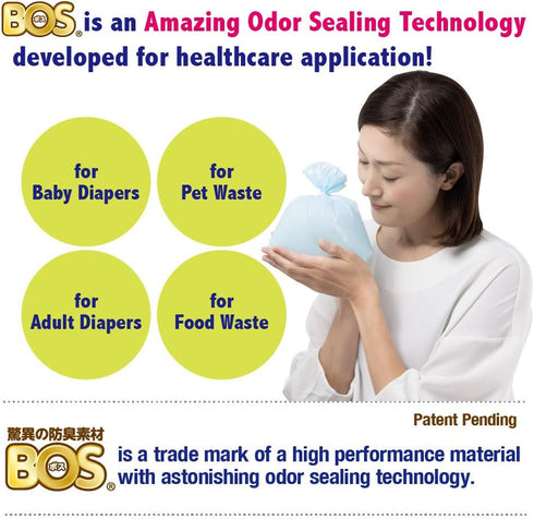 (200 count, Pack 2) (400Bags) BOS Amazing Odor Sealing Cat Waste Bags - Durable and Unscented [Size: XS, Color: Light