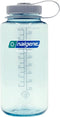 Nalgene Sustain Tritan BPA-Free Water Bottle, 32 OZ, Wide Mouth, Made with 50% Plastic Waste, Seafoam