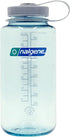 Nalgene Sustain Tritan BPA-Free Water Bottle, 32 OZ, Wide Mouth, Made with 50% Plastic Waste, Seafoam