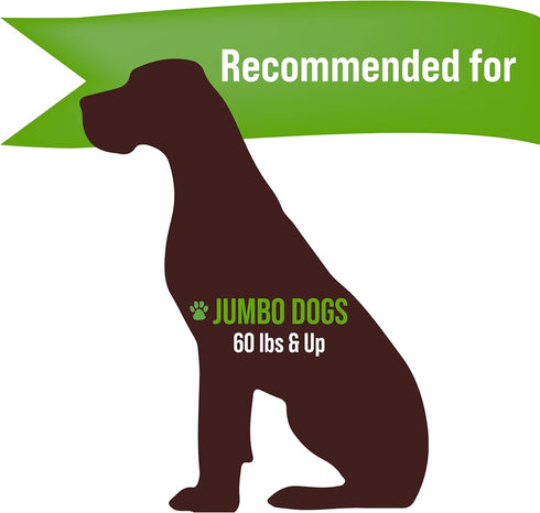 Buck Bone Organics Elk Antlers for Dogs - Long Lasting Dog Chews for Aggressive Chewers - All Natural (Jumbo)