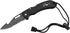 Nami Folding Knife with Wrist Lanyard, Saltwater Resistant for Scuba Diving, Fishing, Hunting, Camping (Black/Titanium)