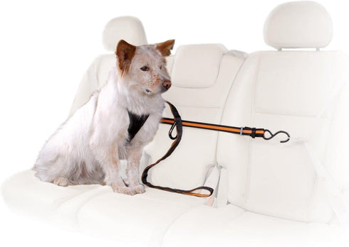 Kurgo Auto Zip Line - Backseat Zipline Harness for Car Travel -