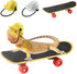 Vehomy Bearded Dragon Accessories - Small Engineer Hat for Bearded Dragon, Mini Scooter for Hamster, 3Pcs