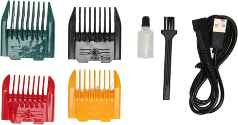 PODSJD Trimmer 3 IPX7, Dog Hair Clippers Electric with Speed Control, Cordless Grooming Kit, Green - LED Display, USB