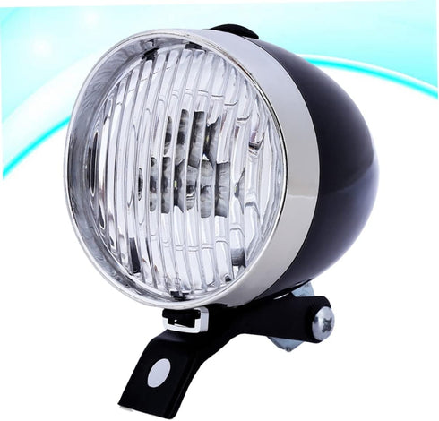 Kisangel 2pcs Retro Bike Lights, Rechargeable LED Bike Headlights for Safety and Visibility
