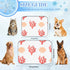 imiBBWQu Summer 27" 22" Cooling Dog Bed Seaweed Red White Dog Outdoor Mat Washable Ice Pad Bed Mat Thin Non-Slip