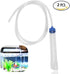 TOPINCN Manual Water Changer – Gravel Cleaner, Water Purifier Siphon Hose for Aquarium Cleaning Tool