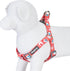 Blueberry Pet 9 Patterns Step-in Spring Scent Inspired Rose and Polka Dot Print Dog Harness, Chest Girth 16.5" - 21.5"