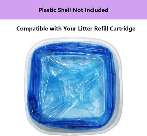 Litter Refills Bag, 16 Ft, Compatible with Your Litter Refill Cartridge, 18 Pack