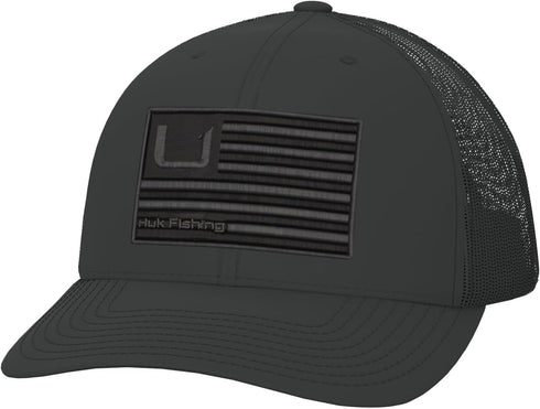 Unisex Anti-Glare Snapback Fishing Hat - HUK Trucker for Kids