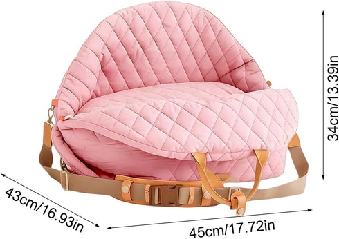 Generic Puppy Carrier Dog Seat - Car Seats for Dogs, Adjustable Strap Waterproof, Pet Travel Seat | Car Accessories