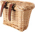 Kids Bicycle Wicker Basket with Straps for 12-16 Inch Bikes, Tricycles, Scooters (Pink, Purple, Brown)