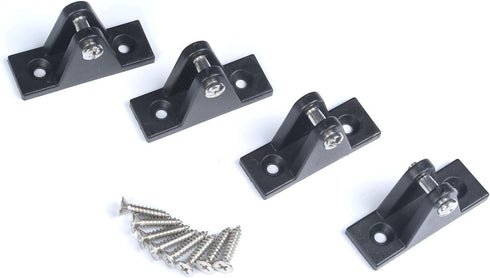 MX Bimini Top Fitting Hardware - Boat Jaw Slide, Cap Eye End, Deck Hinge Bimini Top Hardware
