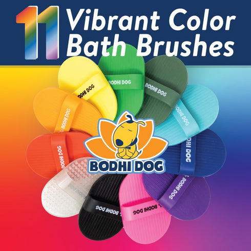 Bodhi Dog Shampoo Brush - Pet Shower & Bath Supplies for Cats & Dogs, Professional Quality Dog Wash Brush